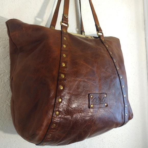 Patricia Nash Benvenuto Tote Vintage Distressed Leather - Picture 8 of 16